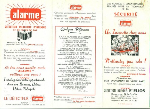 Old advertising alarm - old,