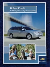 2006 Chevrolet Nubira combo brochure sheet
