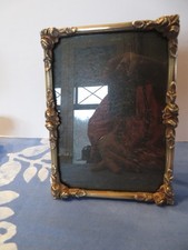 ancien cadre photo en bronze