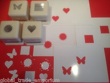 Martha Stewart PUNCH ALL OVER THE PAGE CRAFT PAPER PUNCHES Buy all 4 or Just 1!