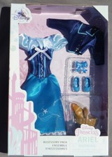 ARIEL petite siréne DISNEY PACK accessoire poupée classique princesse robe BOITE
