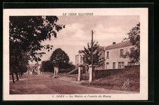 CPA Jars, la Mairie et l´entrée du Bourg 