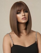 Perruque Synthétique Brun