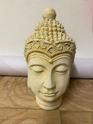 Statue tête bouddha ton - statue,