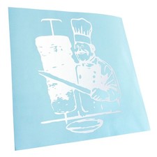 Autocollant Döner Kebab Snack Ordinateur Portable Vélo Camion Moto JDM