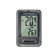 Cateye Velo 9 CC-VL820B Digital Function Wired Cycle Computer Black