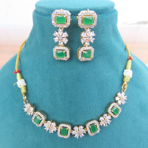 Parure collier plaqué ad - plaqué, or