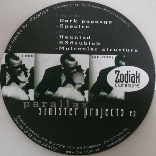 Clear vinyl ep parallax - vinyl,