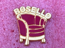 T19 Pins ROSELLO PARIS Vintage Art Deco Barrel Chair Lapel Pin