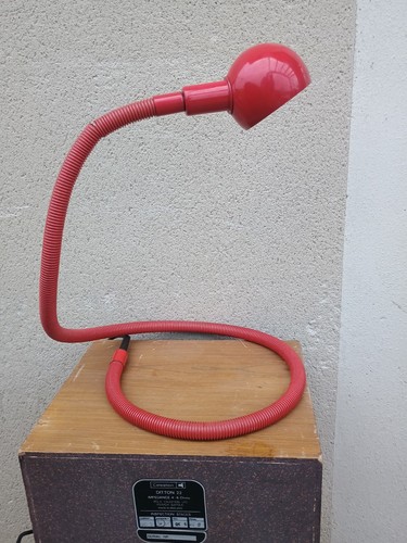 Lampe table rouge serpent - lampe, hebi