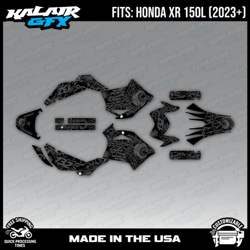 Graphics kit for honda xr150l - for,