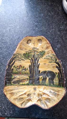 Peinture paysage afrique