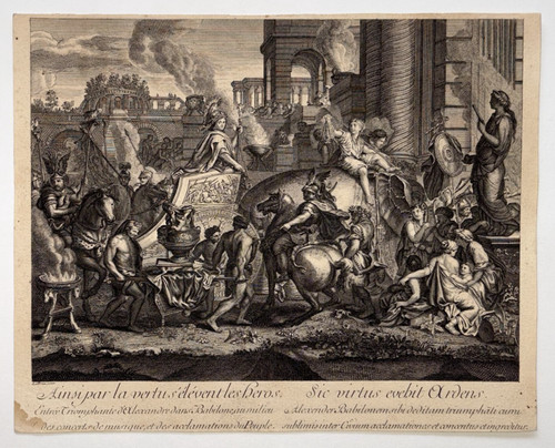Vertu heros gravure alexandre - heros,