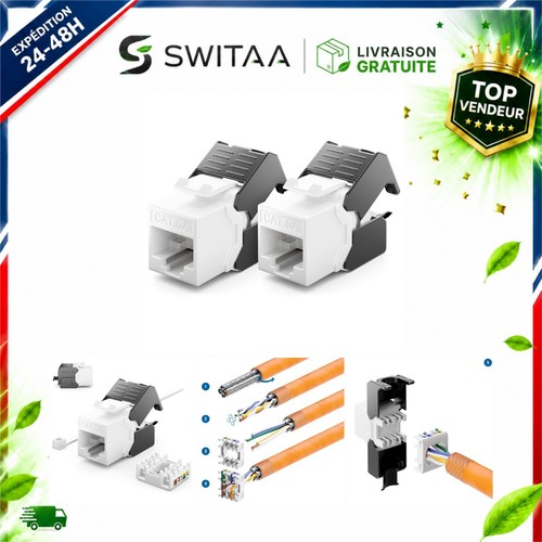 Prises rj45 keystone - rj45, lsa