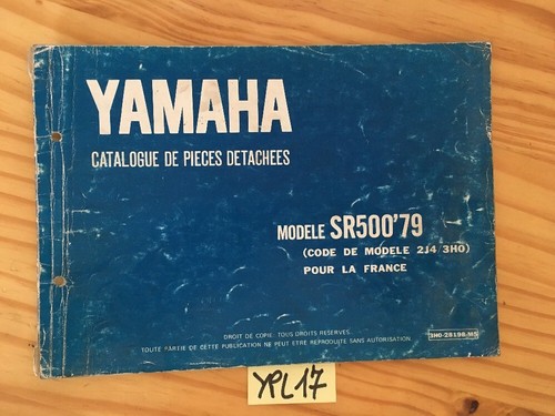 Yamaha sr500 1979 2j4 - 1979, 3h0