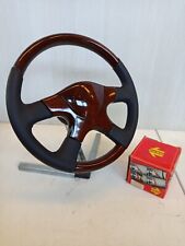 new wooden steering wheel nos + hub Momo nos for Renault Laguna 94-01