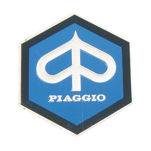 Scudetto piaggio hexagone - piaggio, 42mm