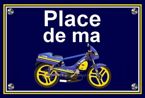 Plaque place mbk - plaque,