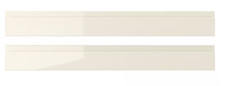 Pack de 2 tiroirs avant IKEA VOXTORP, beige clair brillant, 4x31 1/2" 80x10 cm