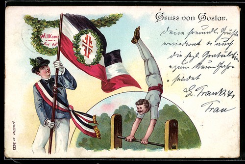 Carte postale bienvenue - bienvenue,, gut