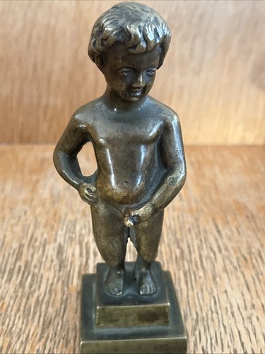 Sculpture bronze manneken - bronze,