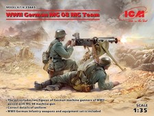 (ICM35645) - ICM 1:35 - WWII German MG08 MG Team 2 Figs