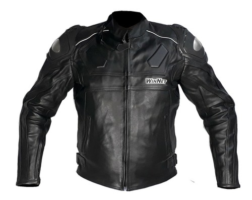 Veste cuir course pour - cuir, de