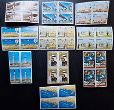 UAE Dubai 1970 MNH 40 Stamps Full Quartblocks Set Mi €148.00