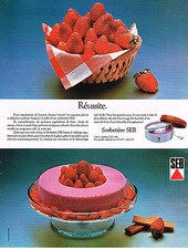 1978 ADVERTISING ADVERTISEMENT SEB sorbet maker