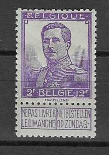 Belgium 1912 cob - cob,