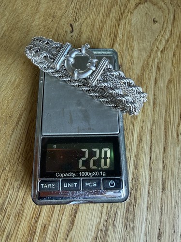 Bracelet vintage argent - bracelet, en