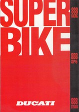 Ducati 888 Strada, 888 SP5, 888 Racing Circa 1992 / '93 Original Brochure Brochure