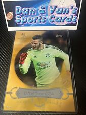 DAVID DE GEA 2015-16 Topps UCL Showcase 5x7 Best of the Best Insert ##/10  RARE!