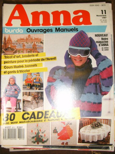 Anna burda ouvrages - burda, manuels