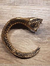 Yves Saint Laurent Bracelet  Snake métal doré 