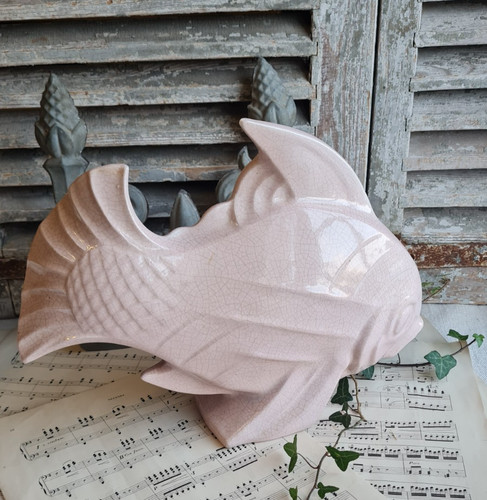 Ancien gros poisson - poisson, ceramique