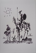Pablo Picasso: Don Quixote, Signed Lithograph