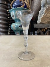 18th Century Twist Juniper Foot Glass