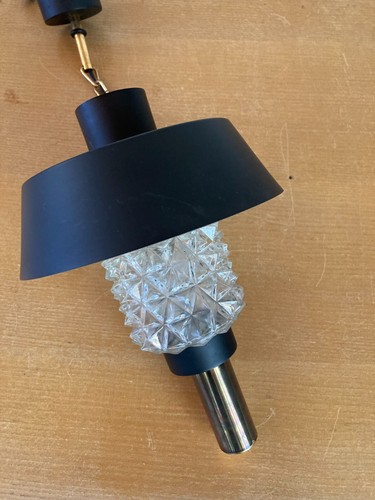 Lustre suspension feu - 1, laiton