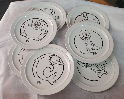 Lot assiettes rondes esso - lot,