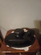 Ensemble  De Bureau  Vintage  Marbre Noir