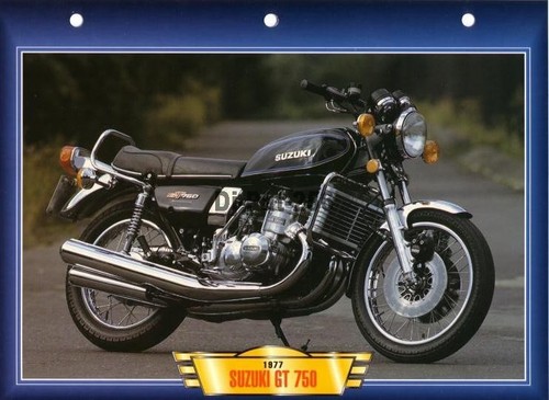 Fiche moto suzuki gt 750 - moto,