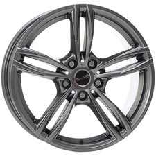 JANTES ROUES AVUS AF15 POUR SEAT ALHAMBRA 7.5X17 5X112 ANTHRACITE YEU