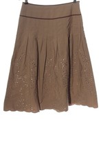 FABULOUS Jupe mi-longue Dames Jupe T EU 36 brun style décontracté