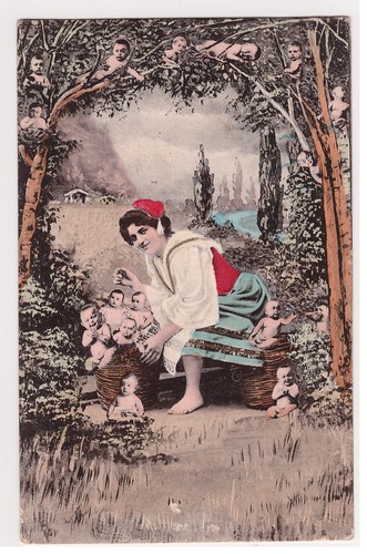 Cpa suisse orphan baby - suisse,