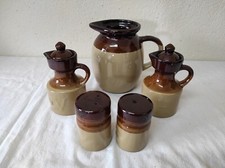 Pichet + Service à condiments