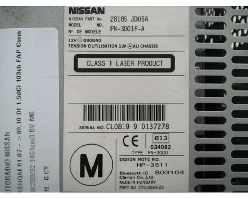 Autoradio récepteur nissan - autoradio,