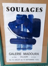 Pierre Soulages - Affiche