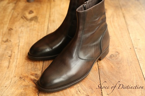 Chaussures bottes zippées - , en