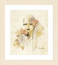 Point De Croix Compté Tableau Kit Complet DIY Broderie Motif SARA MOONPatron ...